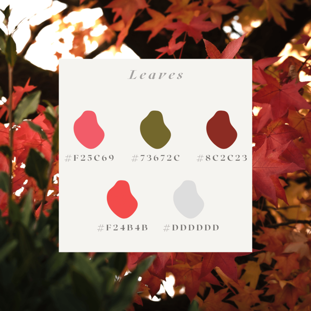 color palette autumn