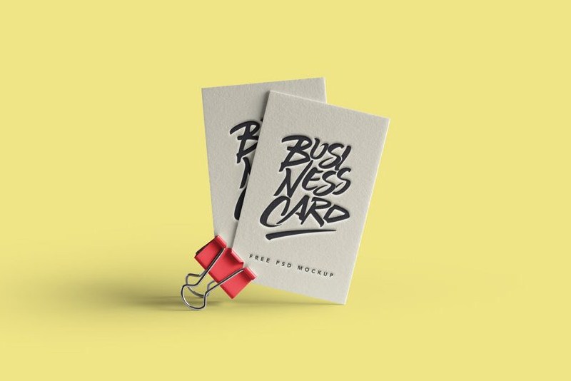 free business card mockup